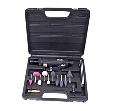 SLAIR 16PC Air Die Grinder Kit 1/4" 1/8" Collet 20,000 RPM Pneumatic Straight Gr