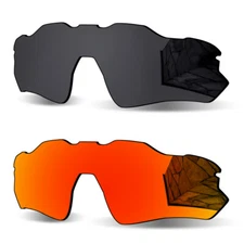 2 Pieces POLARIZED Replacement Lenses for Oakley Radar EV Path OO9275 Asian Fit