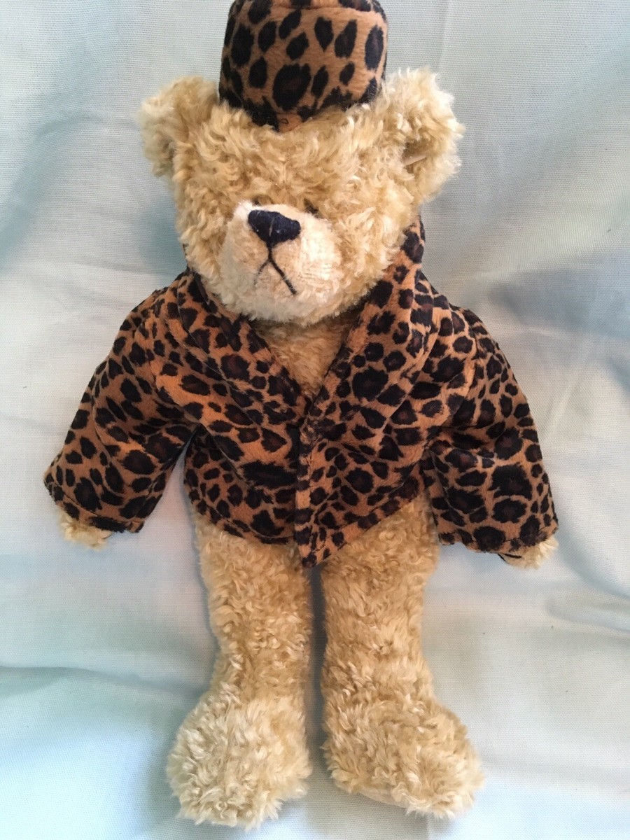 Leopard print teddy bear coat deals