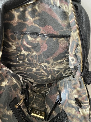 KDASH KARDASHIAN Bolso de Hombro de Cuero Negro Cartera - Imagen 7 de 8