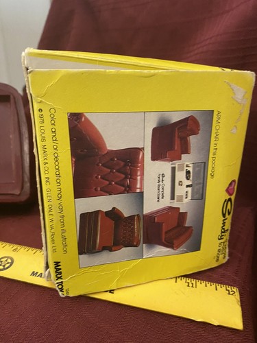 1960's ARM CHAIR for SINDY...Marx Toys...org box - Picture 6 of 10