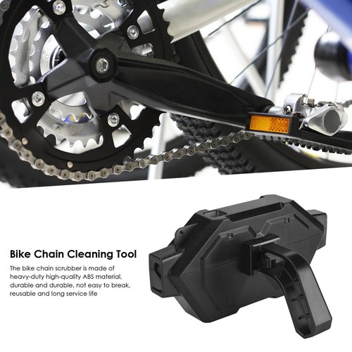Bicycle Chain Cleaner Cleaning Tool Bike Chain Brush Wash Box - Picture 9 of 11