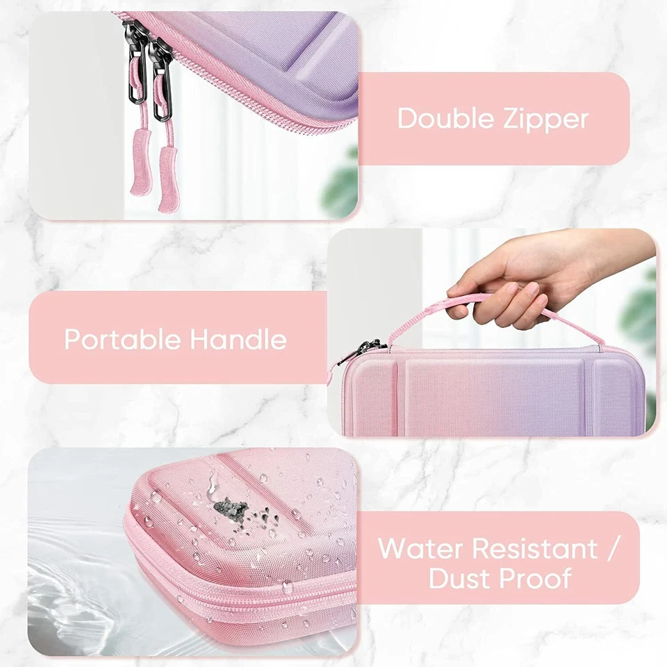 Carry Case for Nintendo Switch OLED Model 2021 Protective Travel Bag Storage Bag - Image 2 of 4