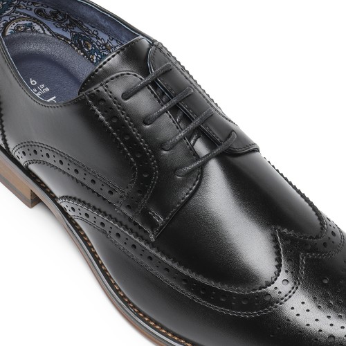Men's Dress Shoes Brogues Derby Shoes Formal Wedding Oxford Shoes Size 8-13 US - Picture 5 of 30