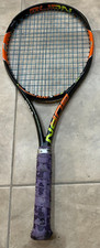Wilson Burn 100S X2 27" 4.25" 10.7 oz Black Red Gray Tennis Racket Great Shape