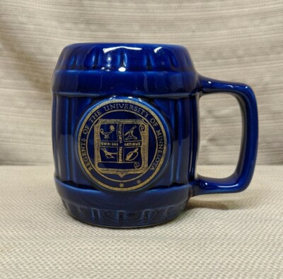 Vintage Regents Of University Minnesota Blue Barrel Mug Spirit Productions USA
