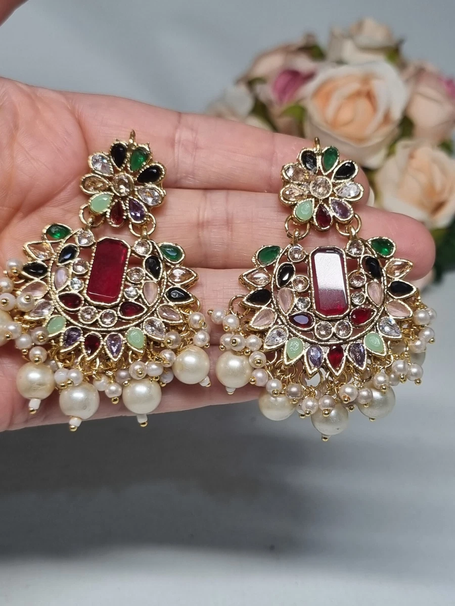 Pakistani clearance gold earrings