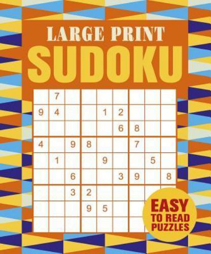 Large Print Sudoku By Arcturus Publishing 2016 Trade Paperback For 