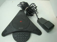POLYCOM SOUNDSTATION 2201-03308-001 CONFERENCE PHONE W/ PREMIER POWER MODULE