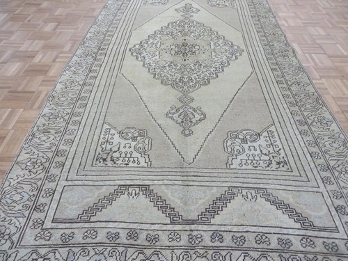 5 X 9'9 Hand Knotted Chocolate Brown Turkish Oushak Oriental Rug Ushak G6793 - Picture 2 of 12