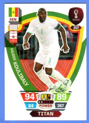PANINI FIFA World Cup Qatar 2022 Adrenalyn XL #357 Kalidou KOULIBALY Senegal