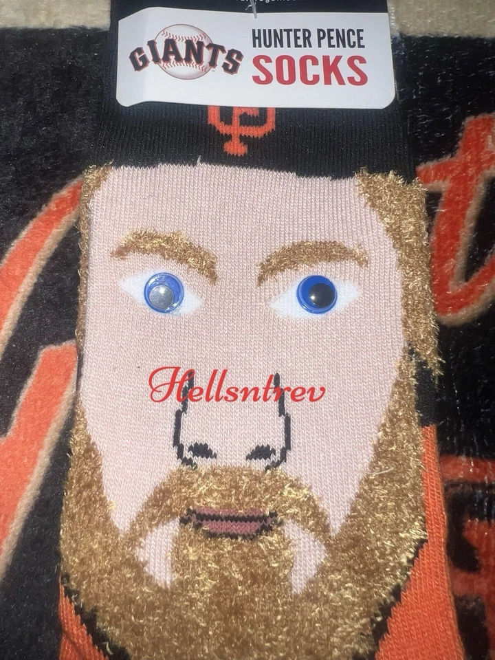 San Francisco Giants Hunter Pence Socks SGA 4/29/18 NIB - Image 2 of 3