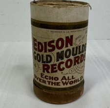 Edison Gold Moulded Cylinder Record 8949 NO TOP