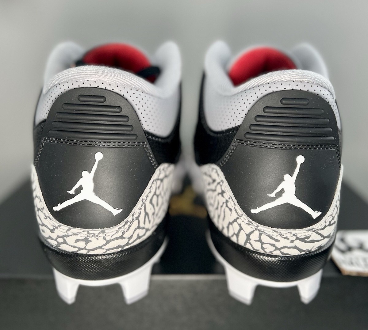 Size 9.5 - Air Jordan 3 Retro MCS Black Cement for sale
