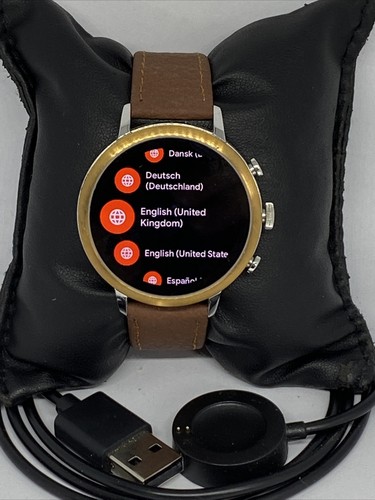 Fossil Gen 4 Authentic Digital Dial Smart Watch Custom Band FTW6016 CR774 - 第 1/12 張圖片