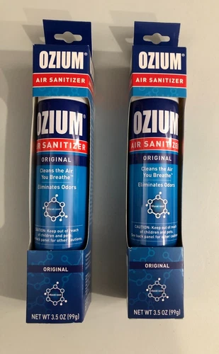 Ozium Smoke & Odor Eliminator Air Sanitizer / Freshener 3.5oz ORIGINAL - 2 PACK
