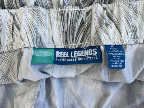 Reel Legends Women's Adventure Pull-On Shorts Size XL, BLACK/WHITE UPF 50 New - Picture 3 of 3