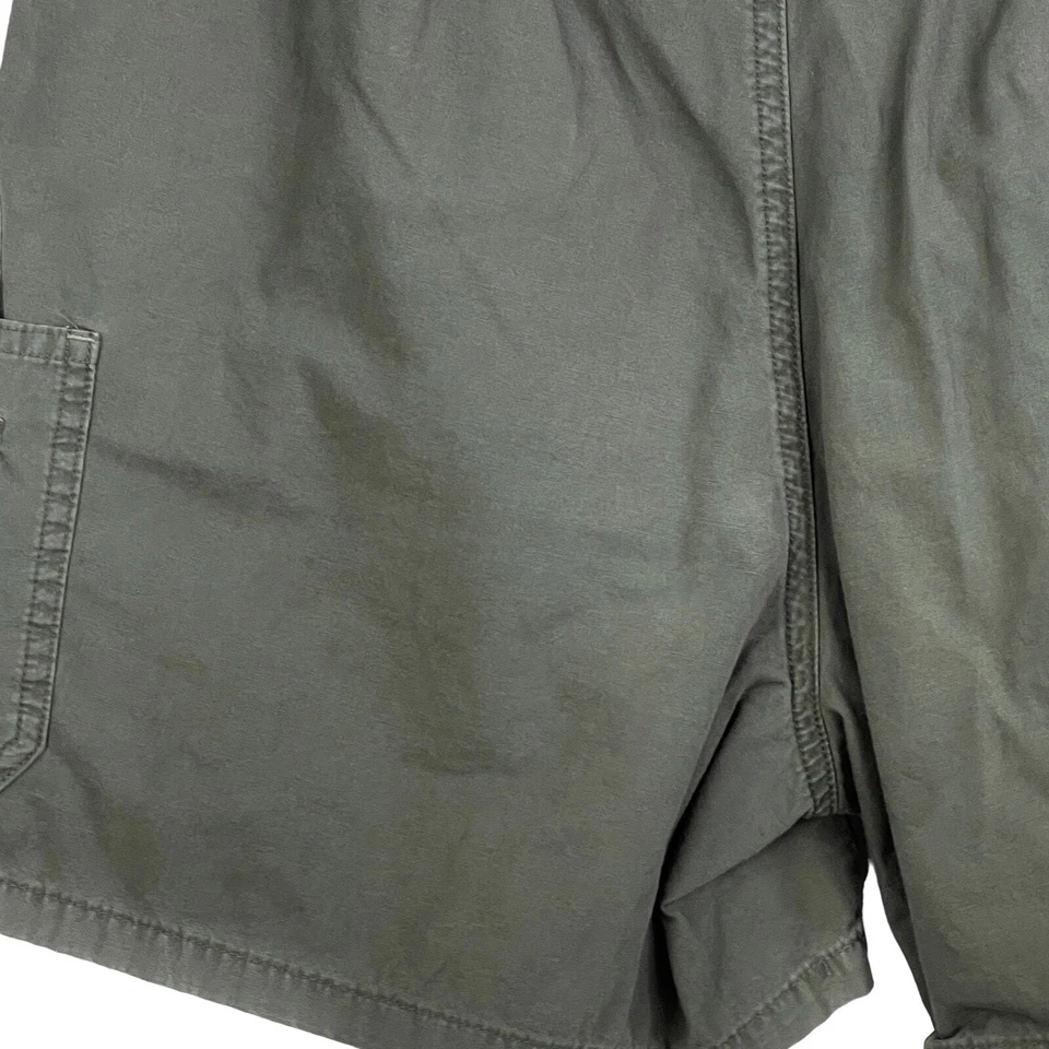 COLUMBIA MUJER BLANCO CAÍDAS EXTERIOR TIRO MEDIO CARGO CORTO VERDE OLIVA MEDIANO USADO EN EXCELENTE ESTADO Foto 4 de 4