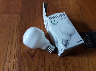 PHILIPS Softone 40W E27 White Incandescent Lamp