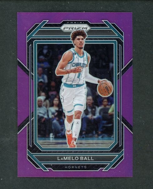 2022-23 Prizm Purple #150 LaMelo Ball Hornets 62/99