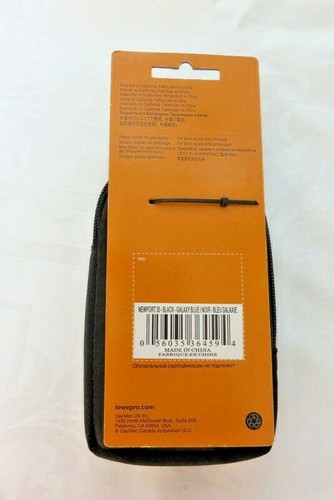 Brandneu Lowepro Newport 30 Kamera Tragetasche Schwarz / Galaxy Blau Etui Tasche - Bild 3 von 5