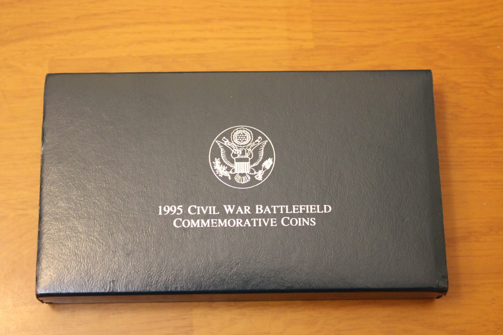 1995 Civil War Battlefield Dollar & Half Dollar 2 Coin Proof Set w/OGP and COA