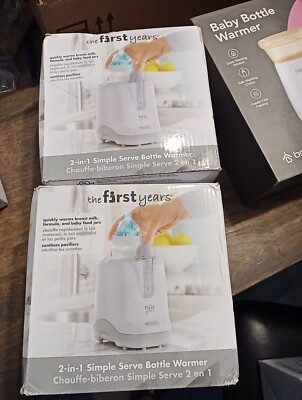 The First Years 2in1 Simple Serve Bottle Warmer Mixed Lot Of 4 Read Description