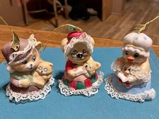 Vintage Jasco Caring Critter Chimers bells/ornaments
