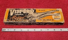 VISE GRIP WRENCH NO.10R 10" PETERSEN MFG CO W/BOX VTG USA