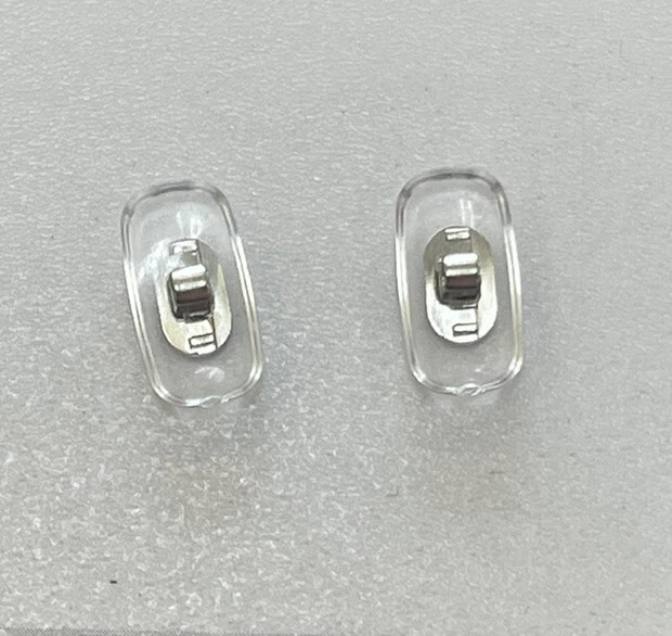 万宝龙眼镜太阳镜替换螺丝鼻垫银色 1 双 — 第 2/2 张图片