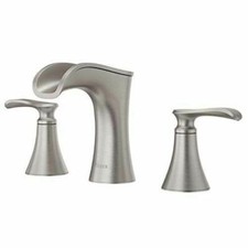 Pfister LF-049-JDGS Jaida Waterfall Widespread Bathroom Sink Faucet, Spot Defens