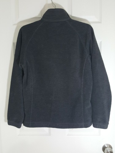 Columbia Fleece Jacket Full Zip Up GRAY Pockets Womens Size Small - Picture 3 of 3