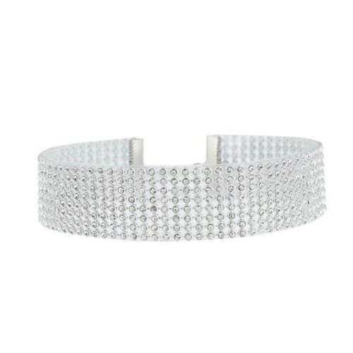 Kristall-Choker-Halskette Für Damen Und Mädchen Strass-Schmuck ▽ - Bild 30 von 35