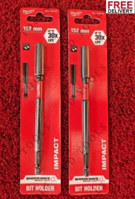 2xOriginal Milwaukee 4932472065 - Shockwave Magnet Bithalter 152mm 6 Zoll 1 Stück