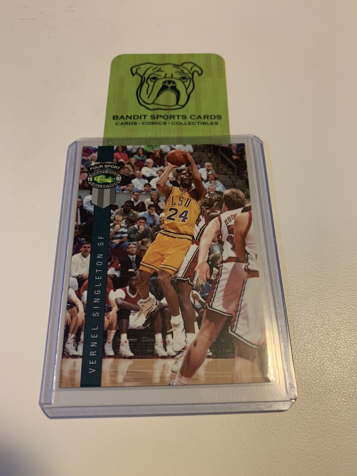 1992 Classic Four-Sport Multi-Sport Card #37 Vernel Singleton