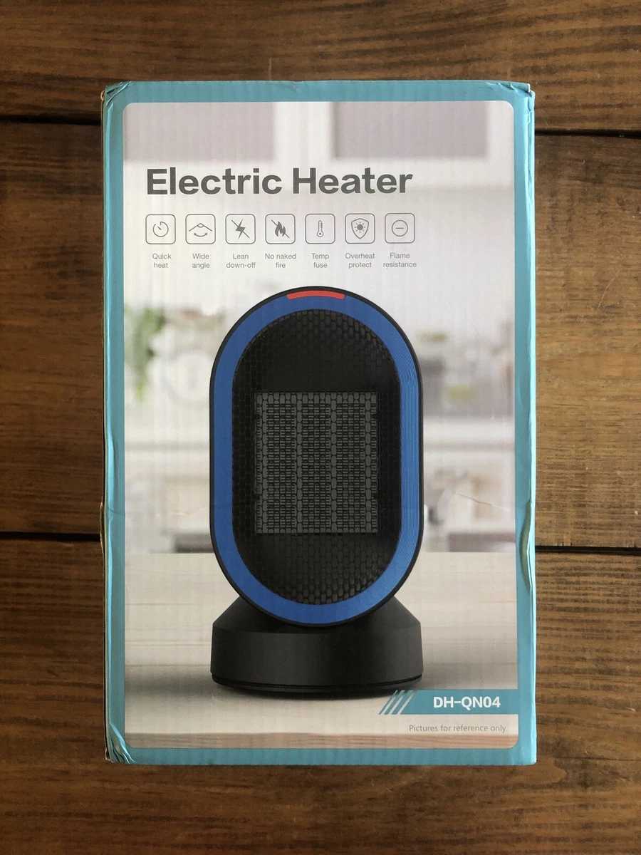 Kloudic Qn04 Ceramic Space Heater Portable Oscillating Electric Heater  Tip-Over | eBay