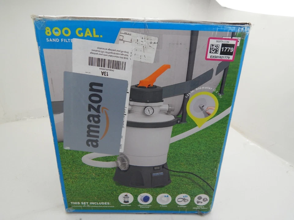 Bestway 800 Gal Sand Filter Pump with ChemConnect and Top Flange Clamp(Open Box) - Image 4 of 4