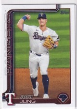 2025 Topps MLB Baseball Series 1 No. 117 Josh Jund Rangers