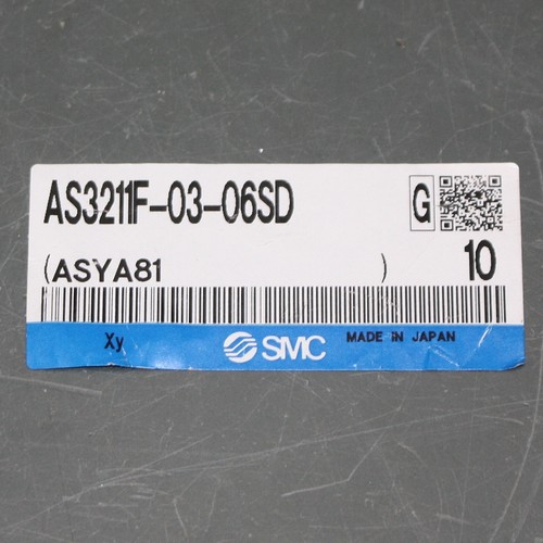 (5) SMC Flow Control Valve AS3211F-03-06SD, 3/8" BSPT Pipe x 6 mm Tube, 145 PSI - Picture 7 of 7