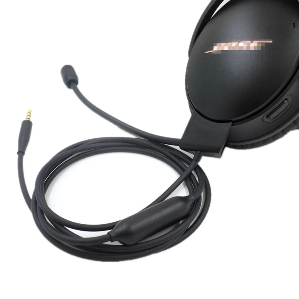 Headphone Boom Microphone Cable Audio Cord For Bose QuietComfort 35 QC 35II PS4