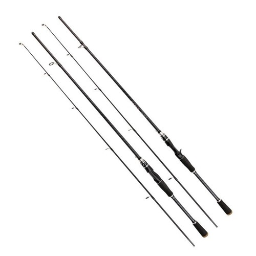 Lure Fishing Rods Casting Spinning Rod Carbon Fiber Pole 2 Sections Fast Action - Picture 2 of 49