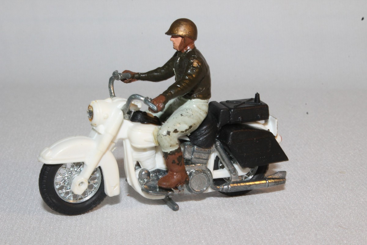オートバイ・バイク BRITAINS LTD U.S SHERIFF 1970's Britains #9692, U.S. Sheriff on Harley Davidson Motorcycle