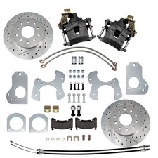 For 1978-88 G Body Camaro 10 Bolt Rear Disc Brake Conversion Kit Drilled Rotor