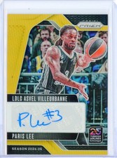 2024-25 Panini Prizm Euroleague PARIS LEE LDLC Gold AUTO Autograph 4/10
