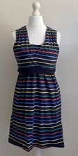 Frugi Dress Womens UK 16/18 Large Maternity/Nursing/Breastfeeding Multi Stripe