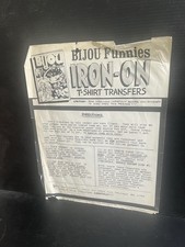 VINTAGE Jay Lynch Bijou Funnies Shirt Iron On Transfer Graphic T-Shirt 70s Comix