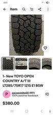 Toyo Open Country At Iii Tire Lt28575r17 121s E1 Bsw