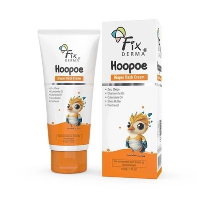 FIX derMA Hoopoe Anti Rash Face Cream for Face , Calms Redness, Rashes