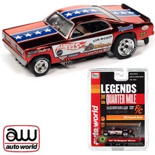 Auto World Tom "The Mongoose" McEwen 1970 Plymouth Duster HO Scale Slot Car NEW