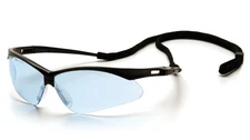 PMXTREME Eyewear Black Frame Infinity Blue Lens With Black Lanyard